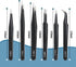 6 Pcs Precision Tweezers Set, Premium Non-Magnetic Stainless Steel Tweezer, ESD Curved of Tweezers for Electronics, Craft, Laboratory Work, Jewelr...