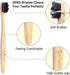 Bamboo Micro-Nano Toothbrushes, Extra Soft Toothbrush with 20000 Bristles Designed for Sensitive Gums Kids Adults (Black White 20P)...
