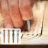 64pcs Cribbage Board Pegs, Cribbage Board Pins Metal Cribbage Pegs Gesture Cribbage Pegs Set Fit 1/8 Hole Cribbage Traditional Board Game for Frie...
