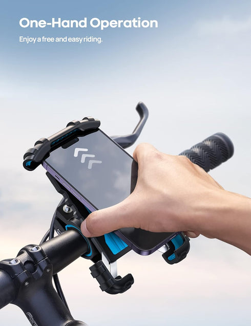 Lamicall Bike Phone Holder, Motorcycle Phone Mount - Motorcycle Handlebar Cell Phone Clamp, Scooter Phone Clip for iPhone 14 Plus/Pro Max, 13 Pro ...