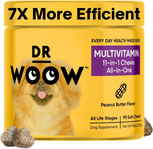 Multivitamins for Dogs - Everyday Vitamins for Dogs | Gut Immune Health, Joint Heart Eye Support | Dog Supplements Glucosamine Chondroitin, Digest...