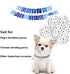 Rhinestones Dog Collar and Pearl Dog Necklace Set, Adjustable Neck Strap Bling Full Diamond Crystal Cute Pearl Dog Collar for Small Girls Cats Pup...