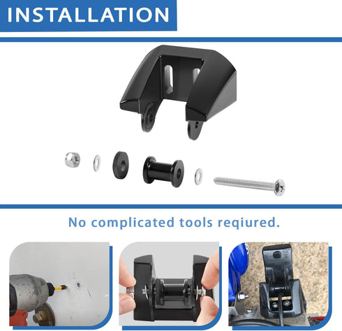 K00-00118-01 Transom Mount Bracket Kit Replacement Kick Up Bracket for Garmin 010-10272-00 Transducer...
