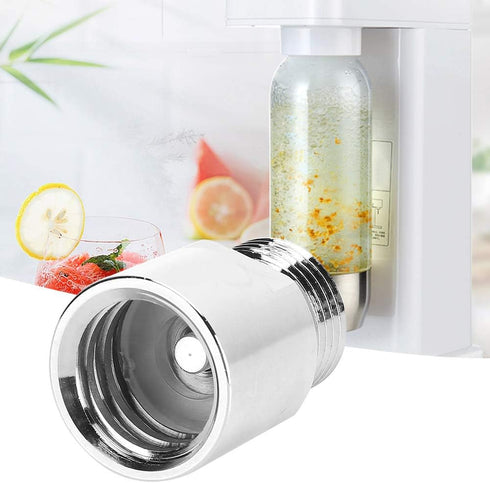 TOPINCN CO2 Cylinder Adapter high Hardness Materials Female Thread TR21-4 to Male Thread CGA320 for/Soda...