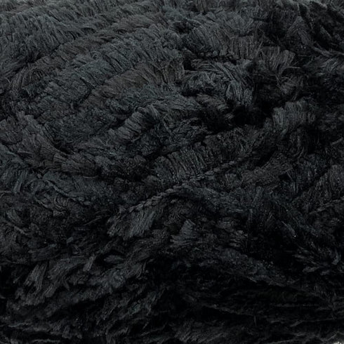 Plush Faux Fur Bulky Yarn, Super Soft Fluffy Fuzzy for Knitting Crocheting Crafting, 100 Gram (3.53 Ounces) 109 Yards (100 Meters) (Charcoal Black...