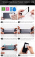 Case for Oneplus 8T 5G Phone Case with Tempered Glass Screen Protector, Folding Kickstand/Stand Wallet Case Card Holder/ Slots Silicone TPU Shockp...