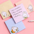 4 Pack 80Sheets Per Pack 3.15x3.15in Self-Stick Note Pads, Kawaii Sticky Notes,Cute Sticky Notes,Korean Sticky Notes,cute stationary,cute school s...