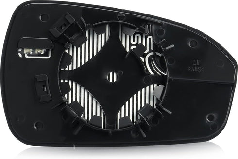 Left Driver Side Mirror Glass Replacement for 2013 2014 2015 2016 2017 2018 2019 2020 Ford Fusion Heated Mirror Replace DS7Z17K707F...