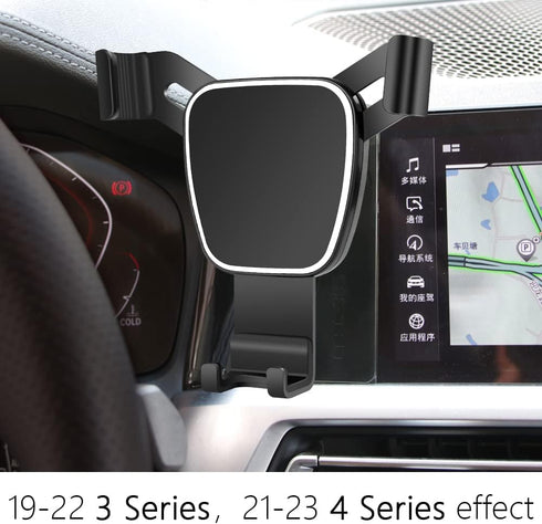 Car Phone Holder for BMW 3 Series 2019-2022 340i 330i G20?BMW 4 Series 2021-2023 430i xDrive M440i Auto Accessories Navigation Bracket Interior De...