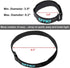 12 Packs Fastening Cord Wrap 1 x 24 Inches Hook and Loop Cinch Straps, EFFIET Adjustable Adhesive Extension Hose Storage Strap, Securing Bike Slee...