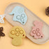 Sensory Teething Toys for Babies Age 3 to 12 Months (Set of 3) - Animal Shaped, BPA Free Soft and Textured Silicone Teether, Relief Sore Gums...