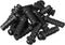 uxcell 15pcs 4mm Inner Dia PVC Strain Relief Cord Boot Protector Power Tool Hose Black...