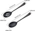 Serving Spoons x 3, Slotted Spoons x 3, AOOSY 8.7 inches Matte Black Utility Advanced Performance Skimmer Perforated, 8 3/4" Stainless Steel Black...