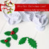KALAIEN 3pcs Holly Leaf Plunger Cutter Fondant Baking Tools Cake Cookie Sugarcraft Decorating Mould...