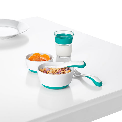 OXO Tot Fork and Spoon Training Set, Teal...