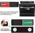 Dishwasher Magnet Clean Dirty Sign, Dirty Clean Kitchen Message Sign with Adhesive Stickers Slide Indicator to Show Dishes/Washing Machine Clean o...