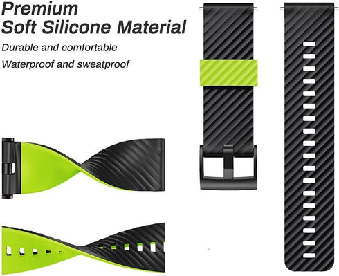 NotoCity Soft Silicone Band Compatible with Suunto 7/Suunto 9 Replacement Wristband for Men and Women Sports Watch Strap for Suunto 7/Suunto 9 Bar...
