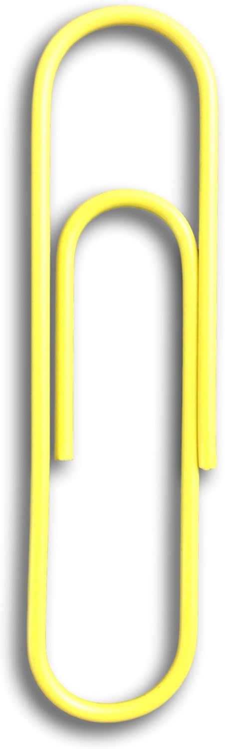 4" Inch Mega Large Jumbo Giant Big Colored Paper Clips Massive Mega 24 Pack 100mm (Blue, Yellow, Green, White, Red, Pink)...