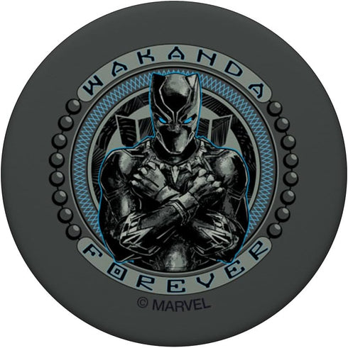 Marvel Black Panther T'Challa Emblem Wakanda Forever PopSockets Adhesive PopGrip...