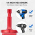 HVAC Repairing Kit?Air Conditioner Copper Tube Expander Swaging Tool ?1/4'' Hex Shank Manual Copper Pipe Swage Tool?Expander Boring Drill Bit 1/4'...