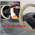 Car Steering Wheel Cover, Elastic Stretch Steering Wheel Cover, 15 Inch Anti-Slip Car Steering Wheel Protector, Steering Wheel Accessories Univers...