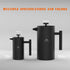 French Press Coffee Maker?12OZ Double Wall Vacuum Insulated 304 Stainless Steel for Home, Camping and Office...