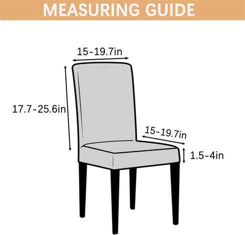 2 Pack Dining Chair Covers, Stretch Spandex Removable Washable Protector Chair Slipcovers for Dining Room Kitchen Hotel (Sky Blue)...