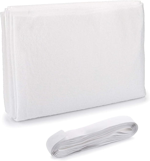 Fasmov 98 x 18 inches Complete Premium Vent Register Filters Kit, Electrostatic Media & 157" of Tape (30+ Filters per Roll)...