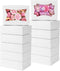 TOMNK 50pcs Cookie Boxes with Window, 8x6x2.5 Inches 2 Style Window Bakery Boxes for Treats, Chocolate Covered Strawberries, Muffins, Donuts...