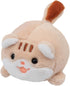 Hopearl Pull String Plush Kitty Toy Wind-up Clockwork Cat Motorized Wagging Tail Rotating Interactive Kitten Toys Pullback Cord Stuffed Animal Gif...