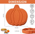 Pumpkin Cake Pan 3 Pack Silicone Pumpkin Pancake Mold, 7 Inch Fall Cake Molds Pumpkin Layer Rainbow Baking Cake Pan for Halloween Thanksgiving...