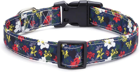 Moonpet Dog Collars for Puppy X-small Small Medium Large Dogs - Unisex Cute Design Boys Girls Dog Pet Collar Soft Adjustable Bohemia Fancy Floral ...