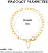 14K Gold Plated Chunky Chain Link Choker Necklace for Women,Statement Cuban Chain Link Paperclip Necklace,Simple Toggle Thick Chain Necklace Trend...