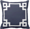 Emvency Throw Pillow Cover Cute Preppy Navy Blue Greek White Key Girly Decorative Pillow Case Home Decor Square 20 x 20 Inch Pillowcase...