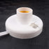 1pcs White Hanging Light Cord E27 Light Bulb Socket to 2-Prong with On/Off Switch (about 80mm base & 26ft wire)...