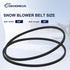 408007 532408007 Snowblower Auger Drive Belt Compatible with AYP PP1150E27 PP208E24 PP208EPS24 Snowblowers (5/8" x 38")...
