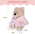 My OLi 9" Teddy Bears Cloth Bear Stuffed Animal Plush Toys Bear Dressed in Bathrobe with Soothing Towel “Get Well Soon” Sleeping Soft Toy Bedtime ...