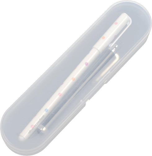 Cosmos Clear Color Pack of 3 Mini Craft Pencil Container Case Box Storage Containers Box, Snap Closure for Pen, Pencils, Office Supplies, Markup B...