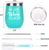 Oh Look It's Wine O'Clock - Stainless Steel Wine Tumbler with Lid, Funny Wine Gifts for Women Mom Grandma Sister Coworkers, Stemless Insulated Tum...