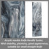 2pcs Marble Pattern Acrylic Knife Handle Scales Black Knife Grips Sheets Knife Scales Slabs Making Rectangle Knife Handle Tool 6.3×2×0.27inch for ...