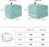 Toaster Cover 2 Slice Solid Teal Color Bread Toaster Oven Cover with Pockets Light Cyan Dustproof Bakeware Protector Small Kitchen Appliance Dust ...