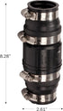Red Lion 14942901 SCV114 1-1/4-Inch and 1-1/2-Inch ABS Vertical Sump Pump Check Valve, Black...