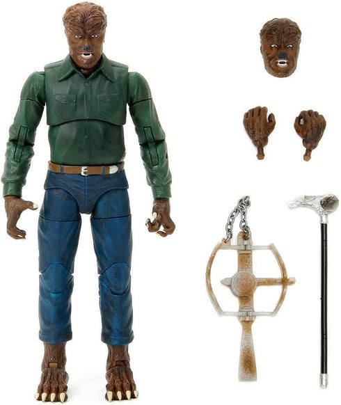 Jada Toys Universal Monsters 6" The Wolfman Action Figure, Toys for Kids and Adults...