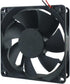 XLV0024 Set of 2 80x80x20mm case Fan High Air Flow Fluid Dynamic Cooling Computer Case Fan with Cooling Fan 8020L24 (Black)...
