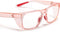 TOREGE Pink Safety Glasses For Women, Clear Safety Goggles Eye Protection With Anti-Fog And Anti-Blue Light Lens, Stylish Protective Eyewear For N...