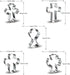 Cross Cookie Cutter Shapes Set, Azflyife 5 Piece Stainless Steel Metal Biscuit Mold Cookie Cutters with Chalice Holy Cup Crucifix Crucifixion for ...