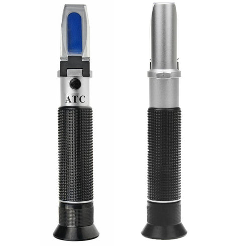 Professional Automatic Temperature Compensation Salinity Refractometer for Aquariums, Marine Monitoring, Saltwater Testing...Dual Sacle: 0-100ppt ...