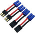 2 Pairs RC LiPo Battery Connector Adapter Compatible with Lipo Battery Plug to EC5 Male Female on ESC Charge...