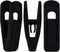 Black Velvet Hangers Clips 20 PCS, Non-Slip Velvet Clips for Suit Pant Skirt Hanger, Strong Finger Clips Perfect for Thin Flocking Hangers...