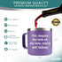 KLUBI Funny Mugs for Women- Yet Despite the Look on My Face Purple 14oz Stainless Steel Coffee Tumbler with Lid - Cute Idea for Sarcastic, Sarcasm...
